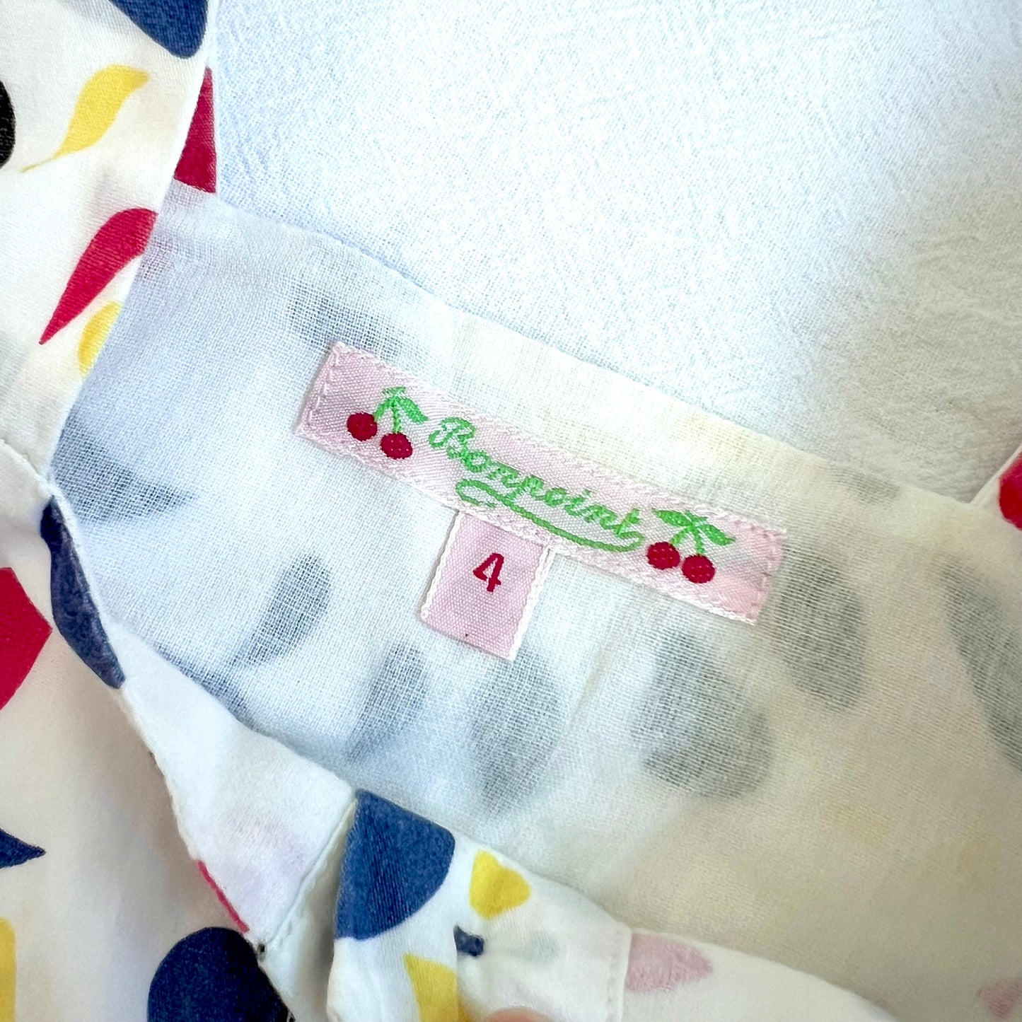(Pre-loved) Bonpoint White Summer Dress 女童無袖連身裙 4Y