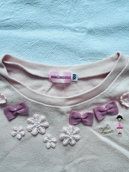 (Pre-loved) Mikihouse Pink & Red Dress