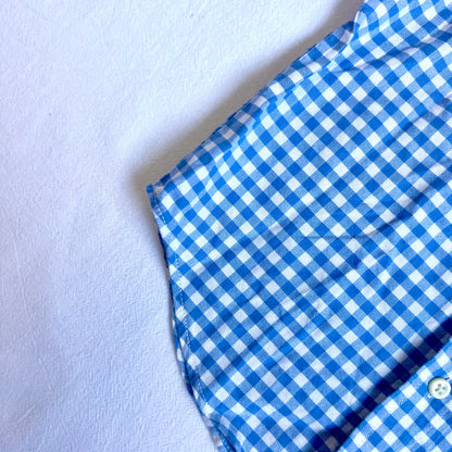 (Pre-loved) Polo Ralph Lauren Shirt 藍白格紋棉質襯衫 24M