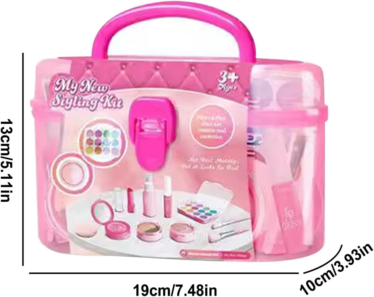 Children s Pretend Cosmetic Kit 兒童仿真化妝品套裝（附收納盒）