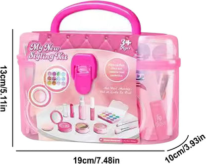 Children s Pretend Cosmetic Kit 兒童仿真化妝品套裝（附收納盒）