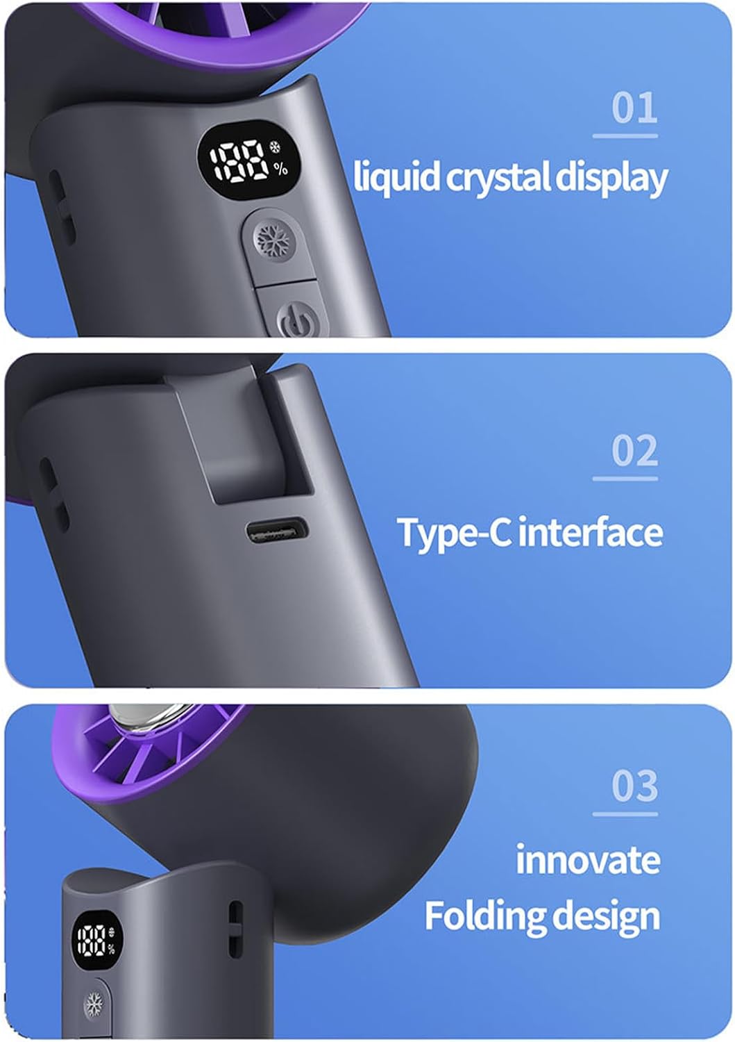 Ice Compress Handheld Fan 冰涼手持風扇
