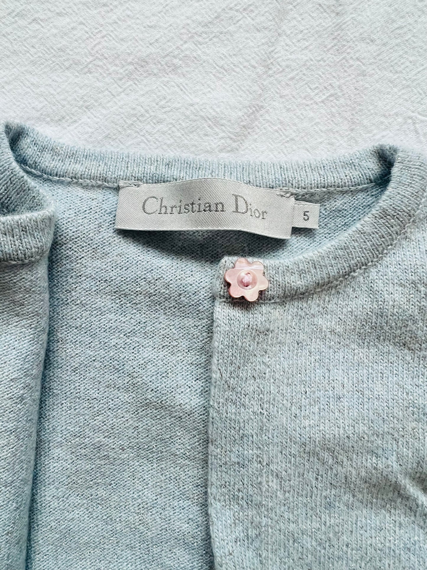 (Pre-loved) Dior Dress with Cardigan 女童長裙連冷衫 4Y