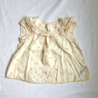 (Pre-loved) Bonpoint Yellow Sleeveless Top 女童黃色無袖上衣 3Y