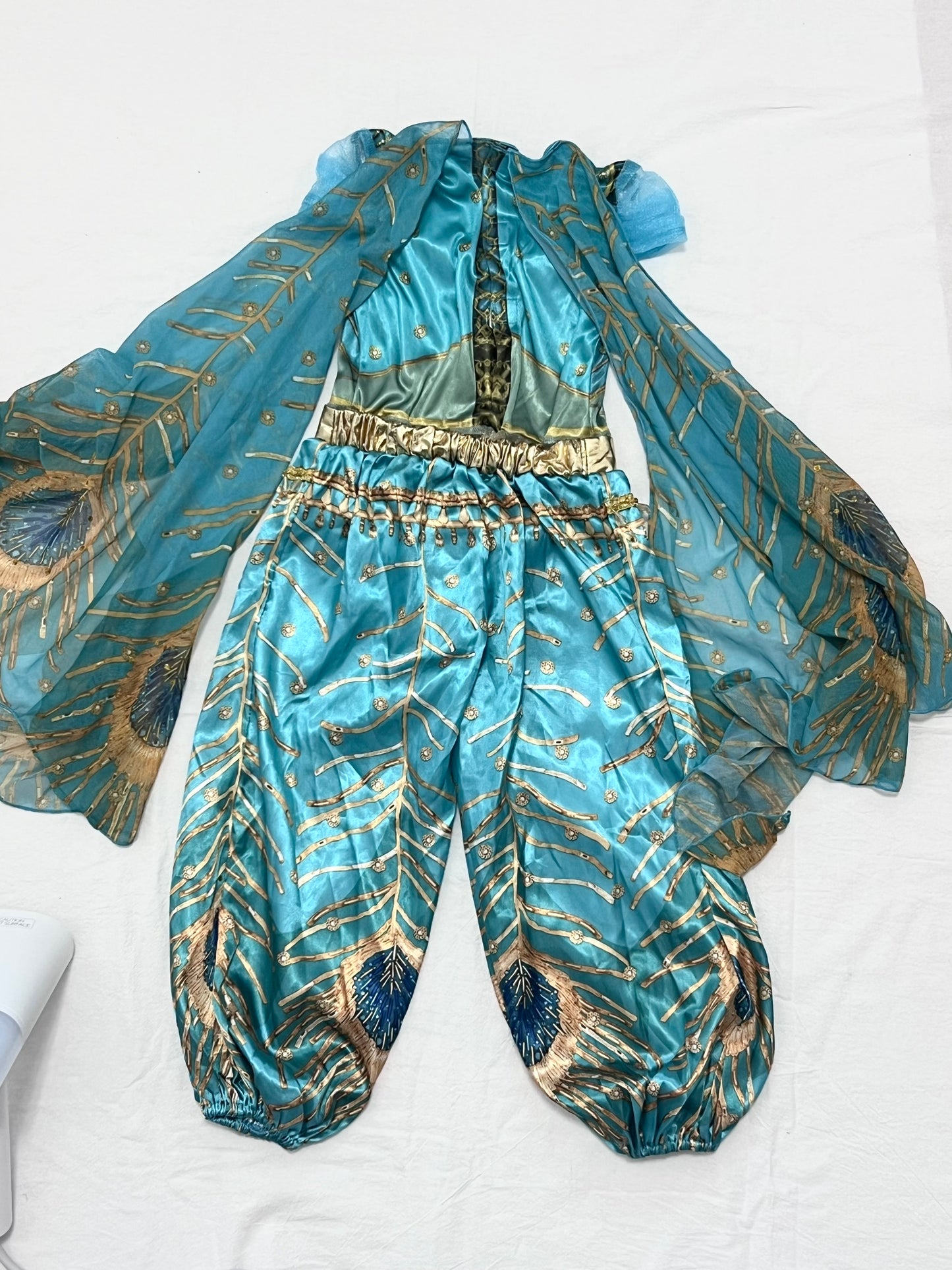 (Pre-loved) Disney Costume Jasmine 迪士尼茉莉公主裙 3T