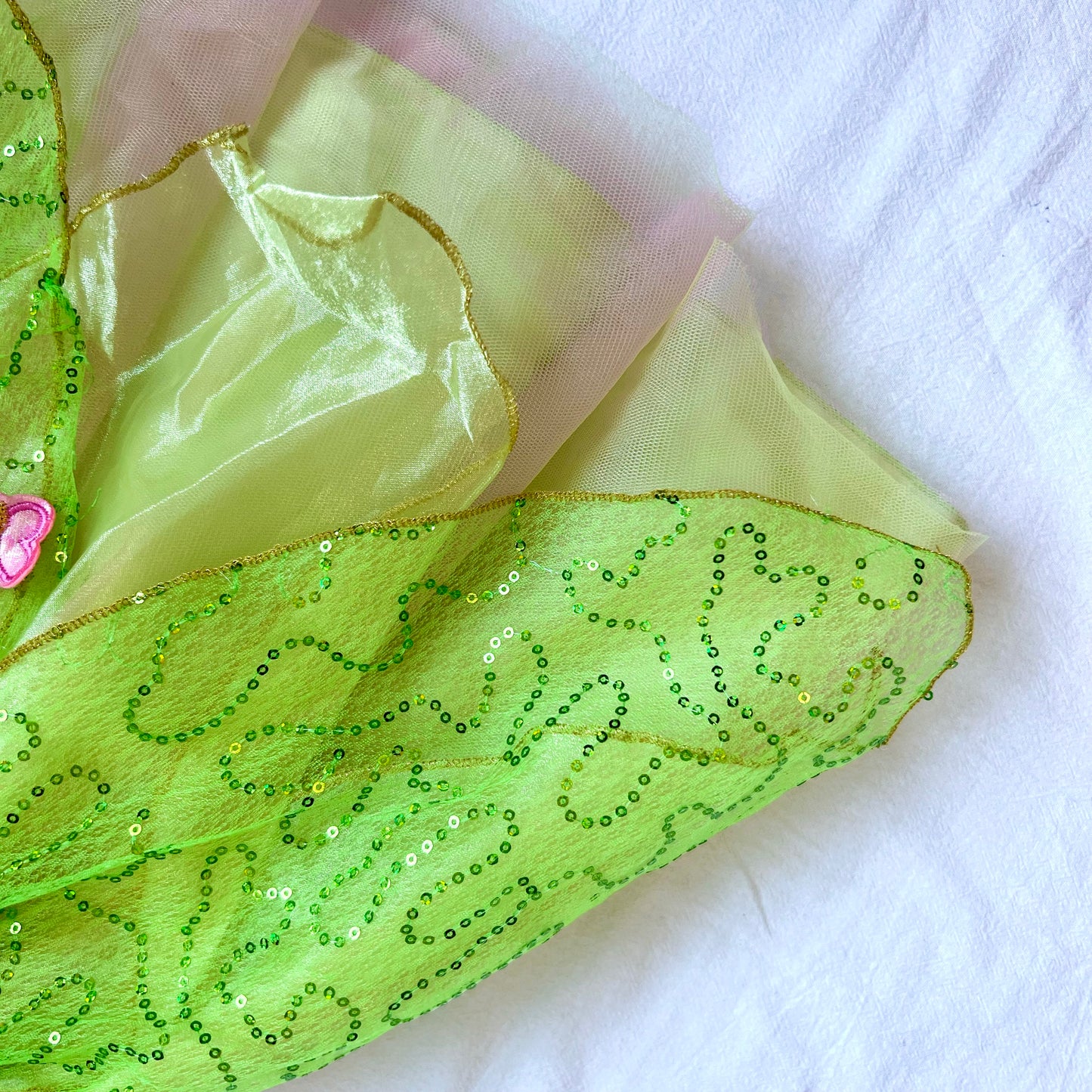 (Pre-loved) Disney Costumes Tinkerbell Dress 迪士尼奇妙仙子公主裙 3Y