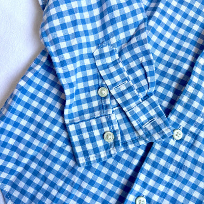 (Pre-loved) Polo Ralph Lauren Shirt 藍白格紋棉質襯衫 24M