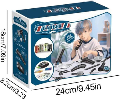 Barber Shop Pretend Play Toy 兒童專業美髮造型模擬套裝