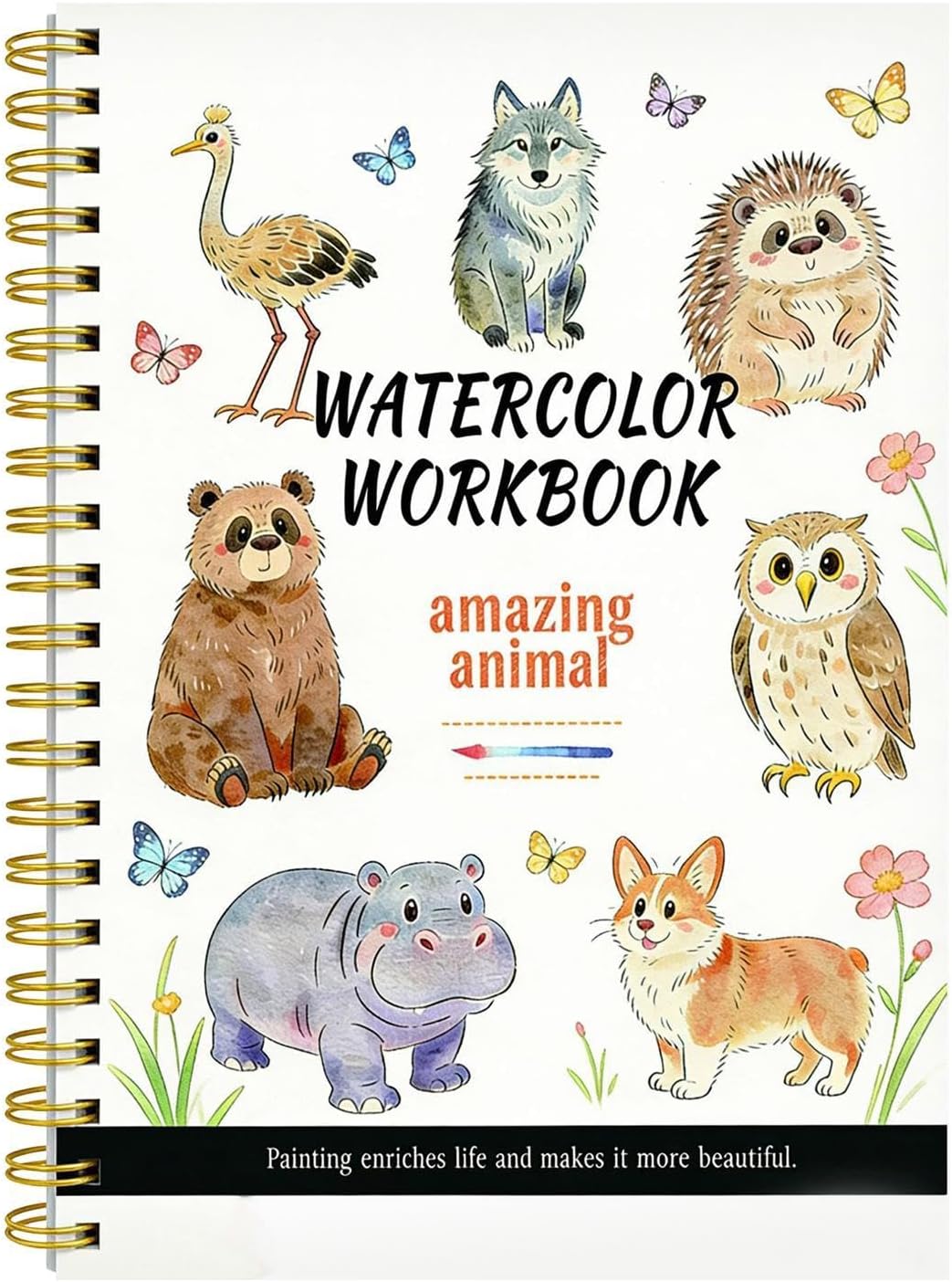 Watercolor Workbook 水彩繪畫教程書