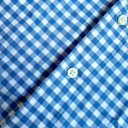(Pre-loved) Polo Ralph Lauren Shirt 藍白格紋棉質襯衫 24M