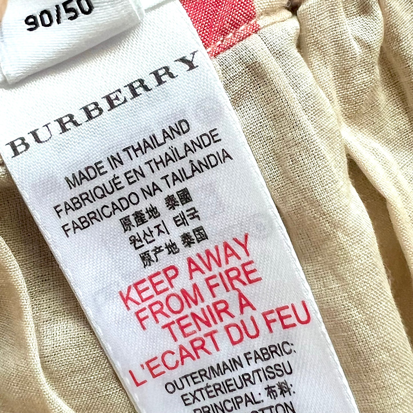 (Pre-loved) Burberry Checkered Suspender Skirt 格仔吊帶裙 2Y