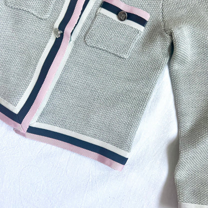 (Pre-loved) Nicholas & Bears Cardigan 女童灰色開襟衫4Y