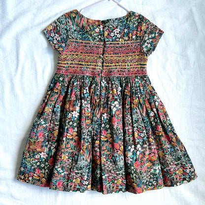 (Pre-loved) Bonpoint Duchesse Smocked Dress 女童無袖連身裙 4Y