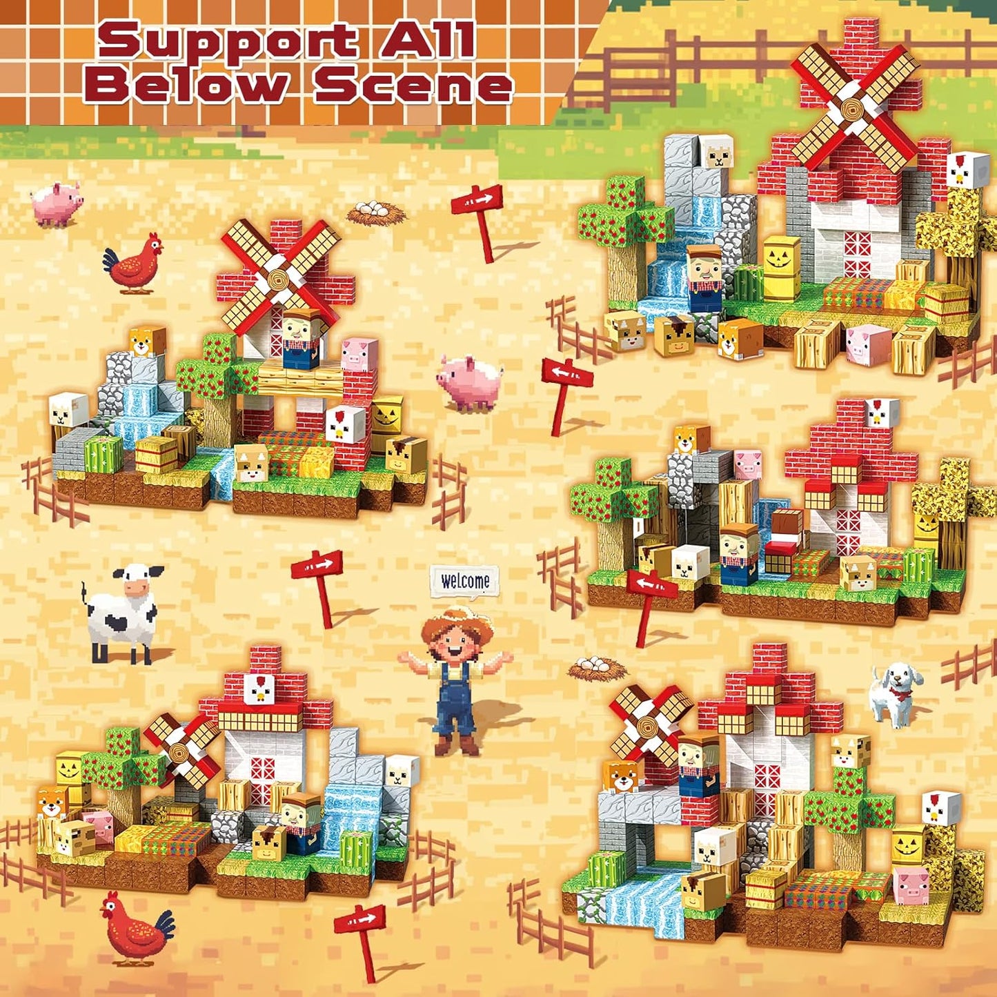 Magnetic Building Cubes 磁力方塊積木套裝