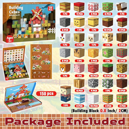 Magnetic Building Cubes 磁力方塊積木套裝