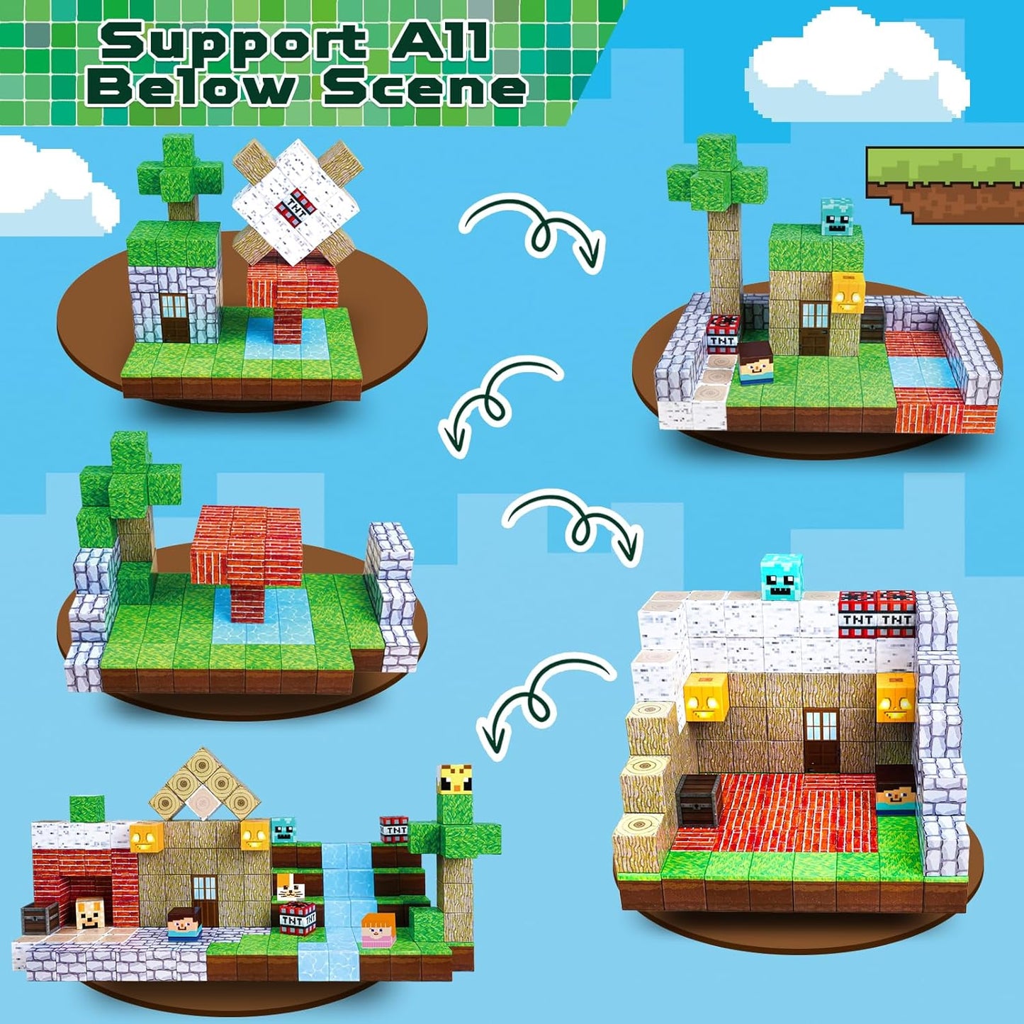Magnetic Building Cubes 磁力方塊積木套裝