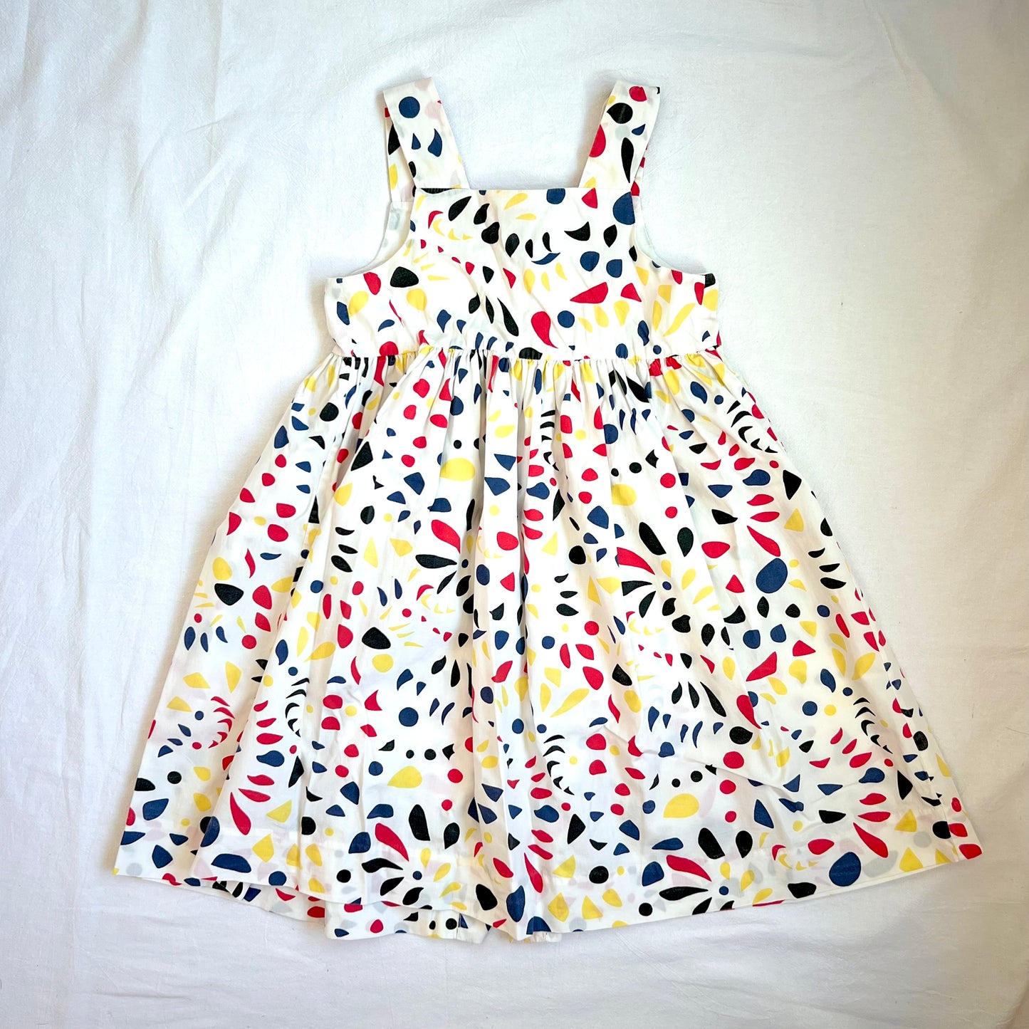 (Pre-loved) Bonpoint White Summer Dress 女童無袖連身裙 4Y
