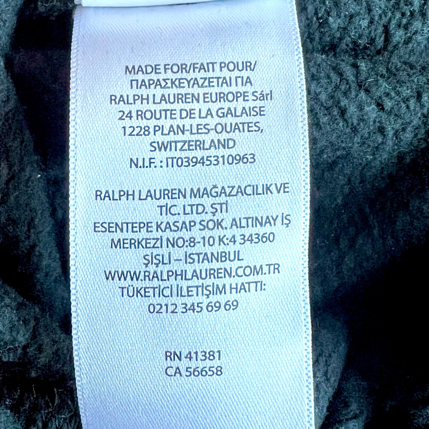 (Pre-loved) Polo Ralph Lauren Black Bear Long Sleeve Dress 小熊黑色長袖裙 3T