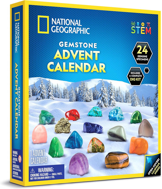 NATIONAL GEOGRAPHIC Gemstone Advent Calendar 聖誕節寶石倒數日曆