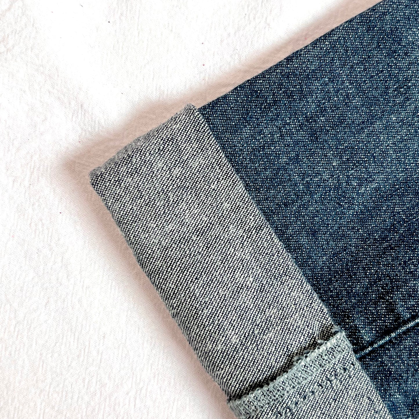 (Pre-loved) Bonpoint Cropped Roll Cuff Denim Jeans 卷邊七分牛仔褲 3Y