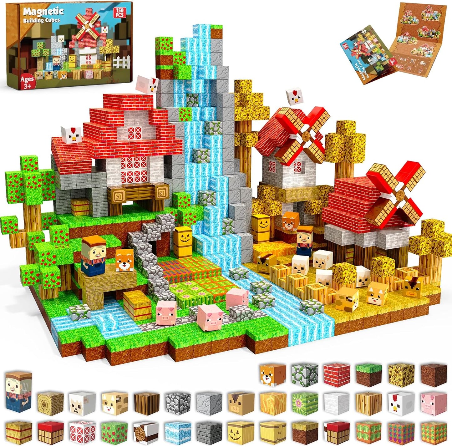 Magnetic Building Cubes 磁力方塊積木套裝