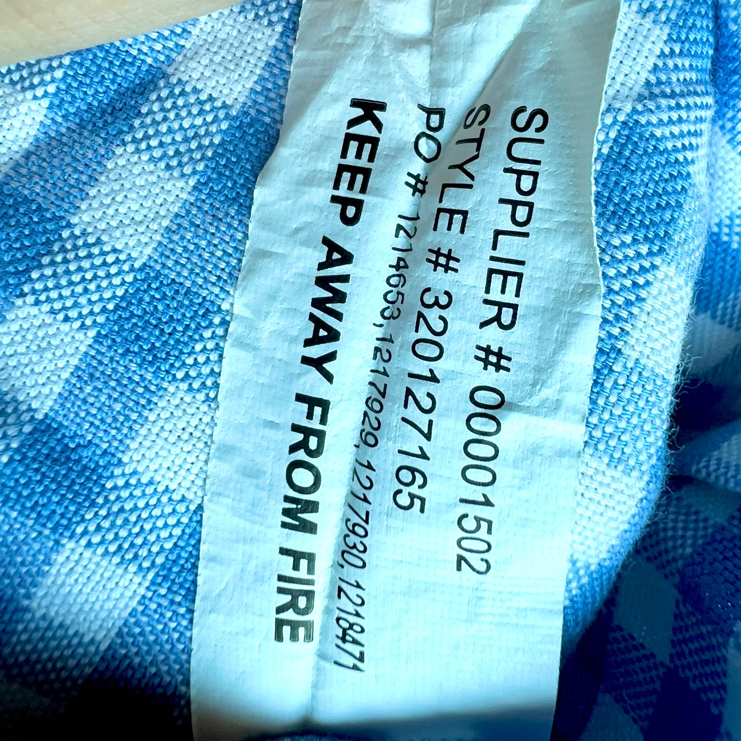 (Pre-loved) Polo Ralph Lauren Shirt 藍白格紋棉質襯衫 24M