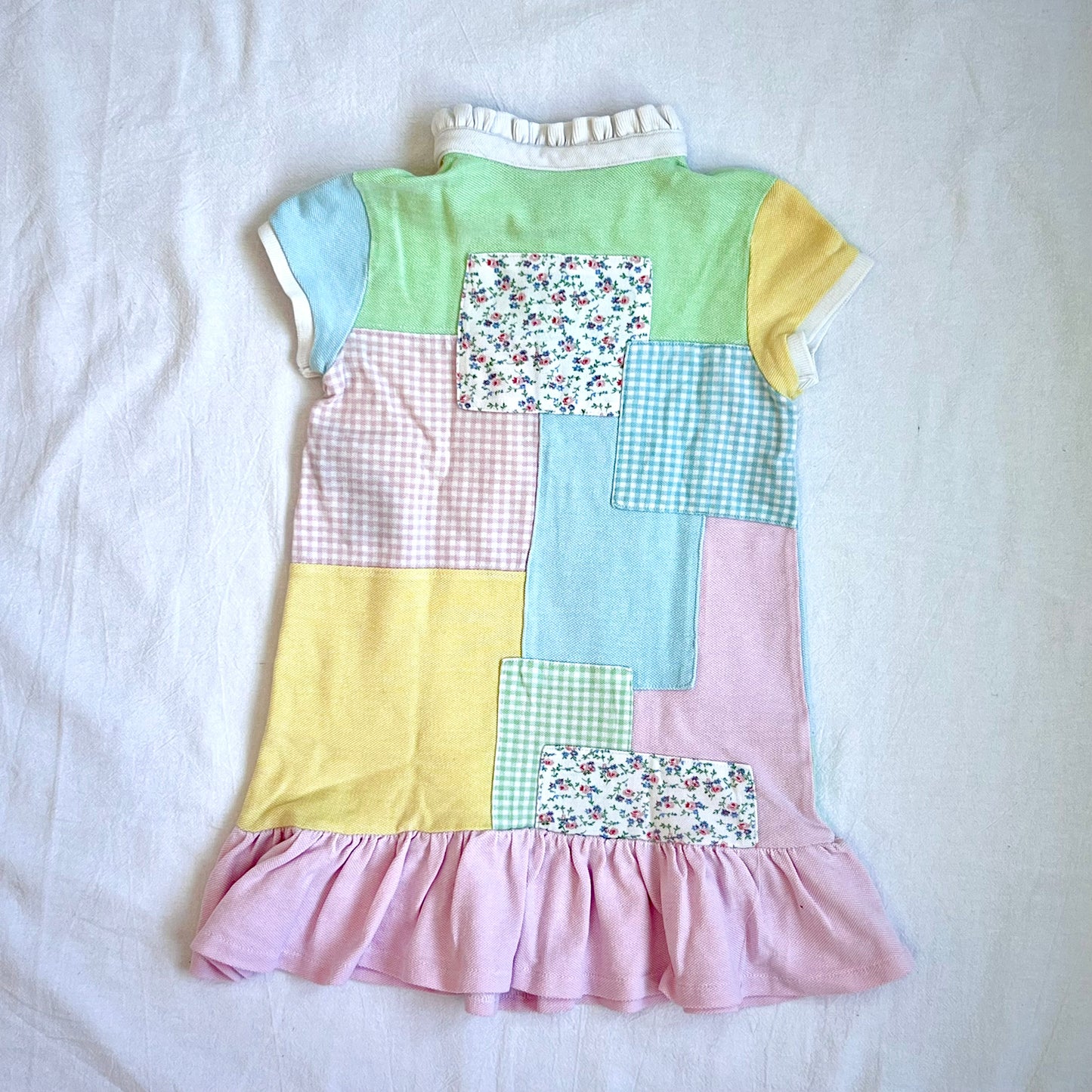 (Pre-loved) Polo Ralph Lauren Dress 女童拼布連身裙 3T