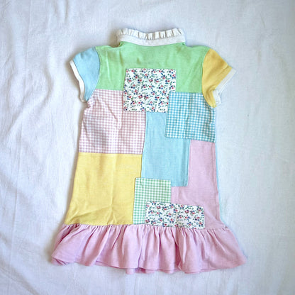 (Pre-loved) Polo Ralph Lauren Dress 女童拼布連身裙 3T