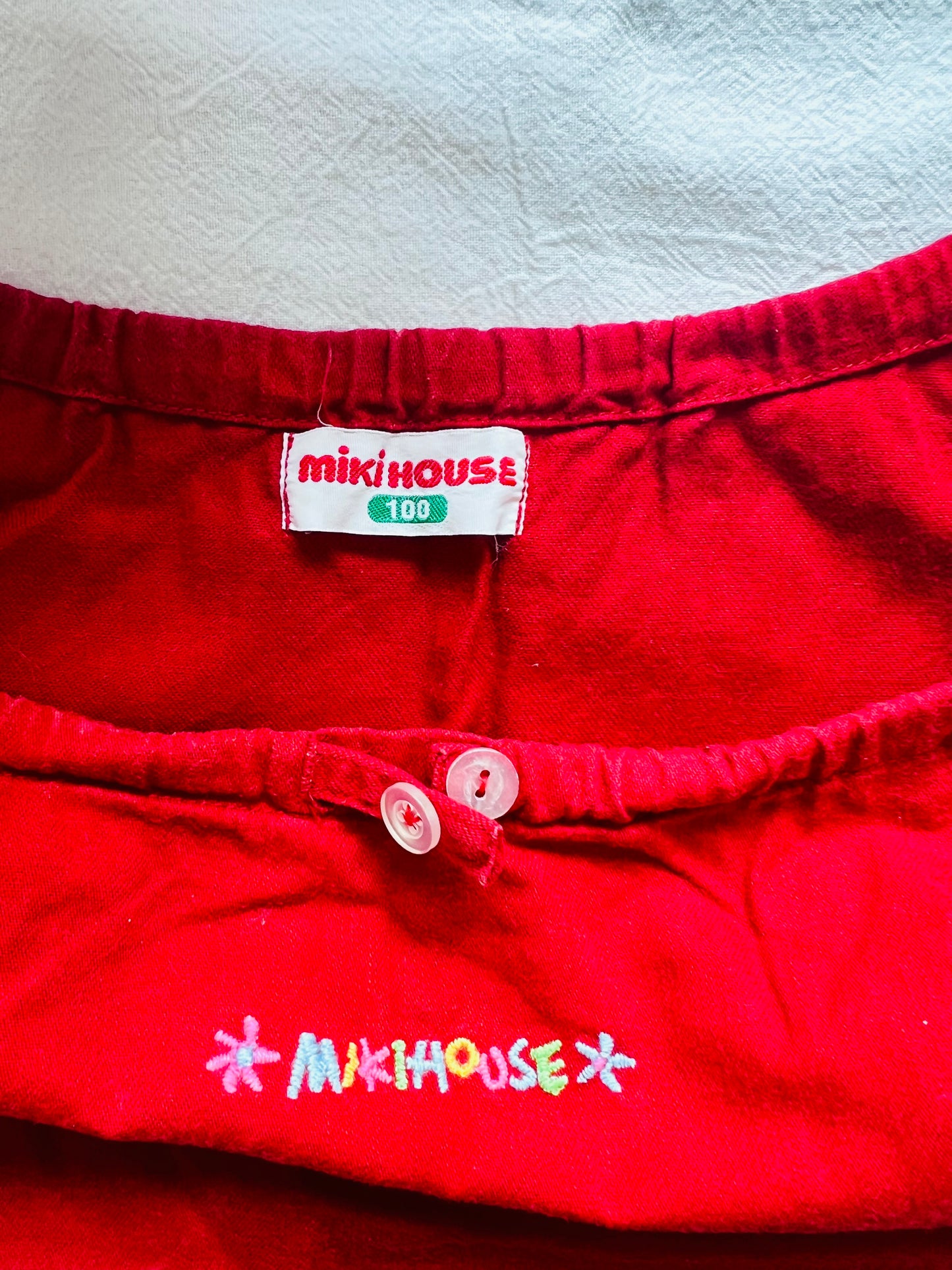 (Pre-loved) Mikihouse Dress 女童紅色裙 100cm