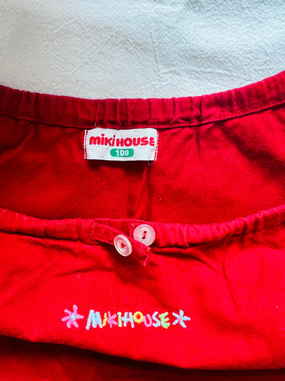 (Pre-loved) Mikihouse Dress 女童紅色裙 100cm