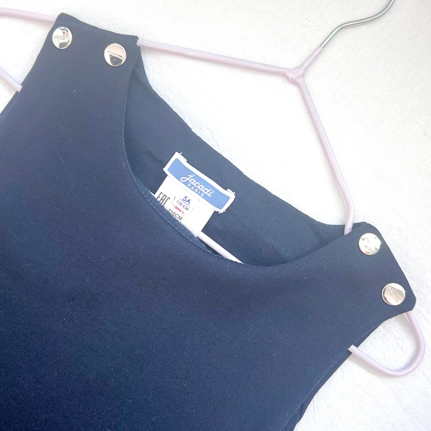 (Pre-loved) Jacadi Interview Dress 斯文黑色面試裙 5Y