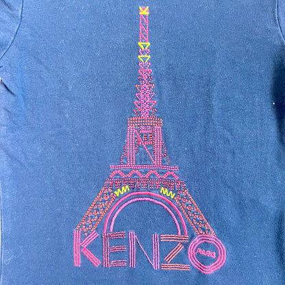 (Pre-loved) KENZO Blue Long Sleeves T-shirt 女童藍色長袖衫 4Y