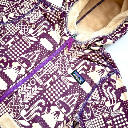 (Pre-loved) Patagonia Purple Fleece Jacket 紫色羊毛外套 4T