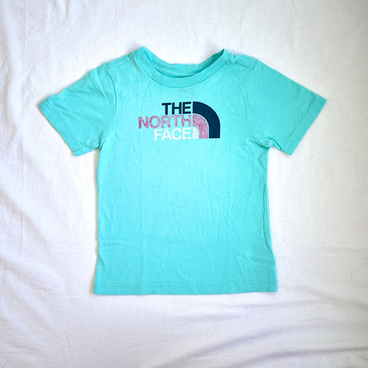 (Pre-loved) The North Face Logo Sky Blue T-Shirt 天藍色短袖衫 3Y