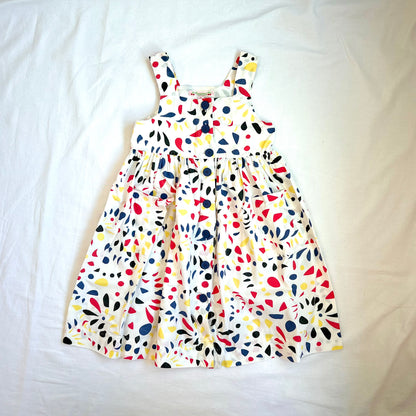 (Pre-loved) Bonpoint White Summer Dress 女童無袖連身裙 4Y