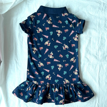 (Pre-loved) Polo Ralph Lauren Navy Blue Bear dress 女童藍色連身裙 3T