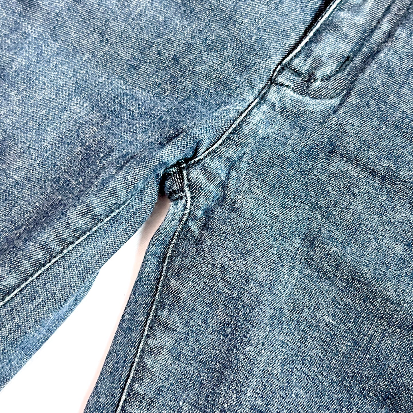 (Pre-loved) Bonpoint Cropped Roll Cuff Denim Jeans 卷邊七分牛仔褲 3Y