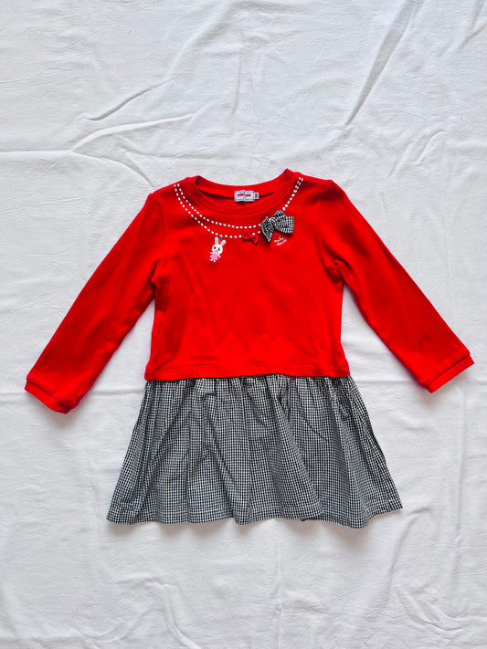 Mikihouse Long sleeves dress 女童長袖 100cm