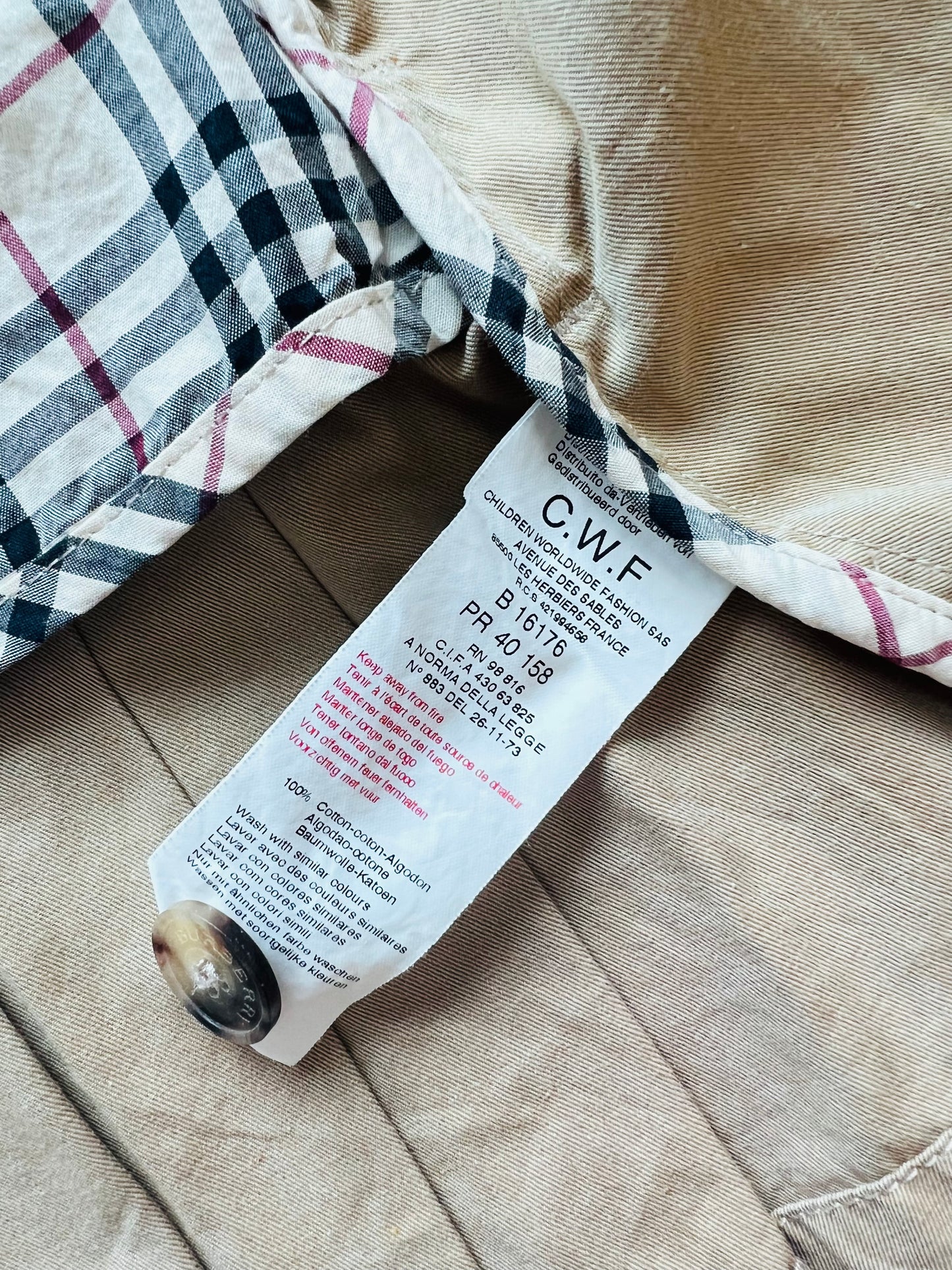 (Pre-loved) Burberry Kraft Classic Coats 經典外套