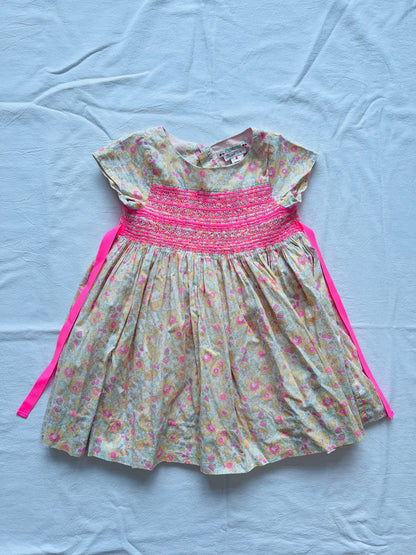 (Pre-loved) Bonpoint Duchesse Smocked Dress 女童無袖連身裙 age4