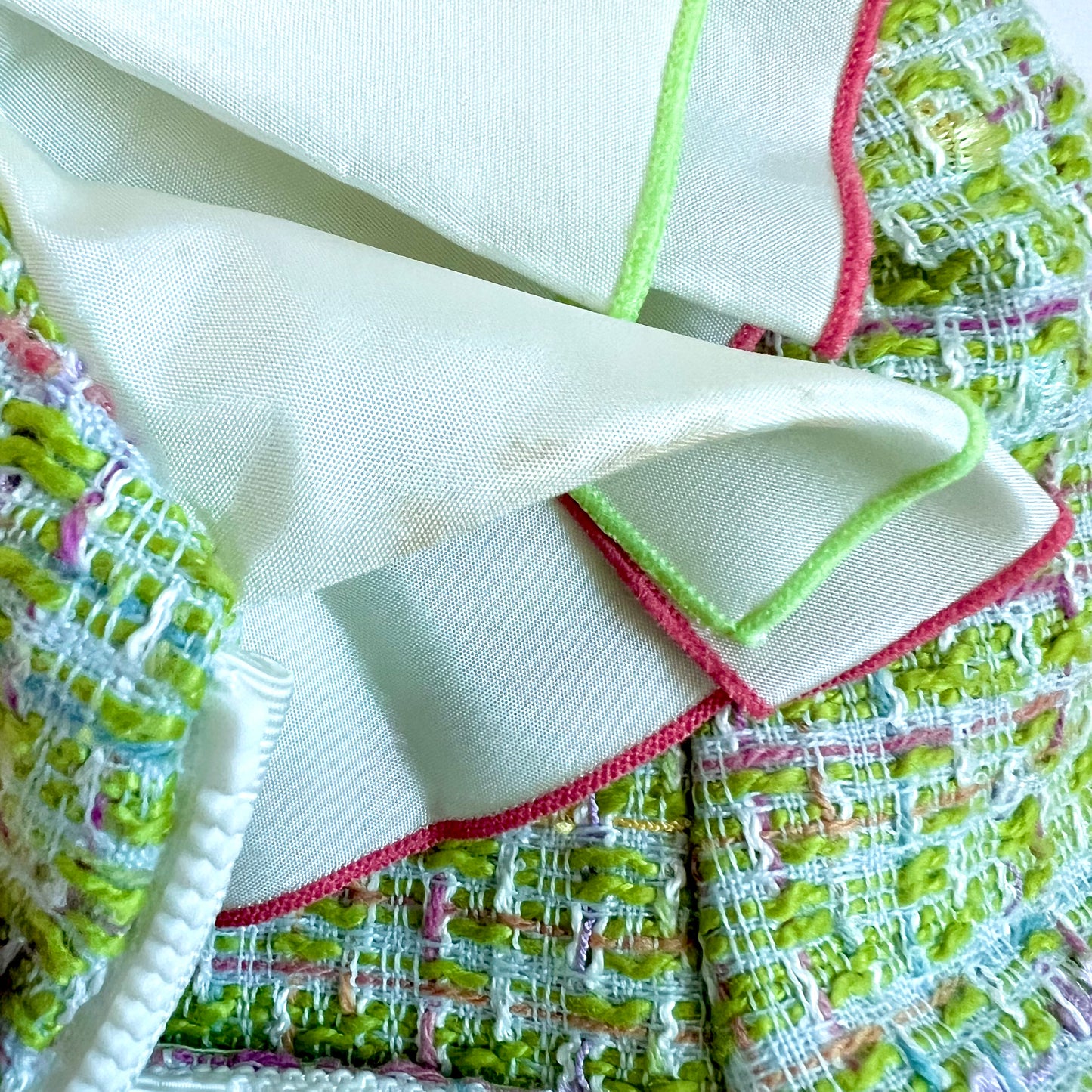 (Pre-loved) Nicholas & Bears Green Tweed Long Sleeves Dress 綠色毛呢套裝裙 4Y