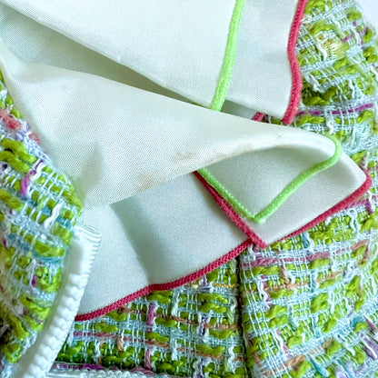 (Pre-loved) Nicholas & Bears Green Tweed Long Sleeves Dress 綠色毛呢套裝裙 4Y