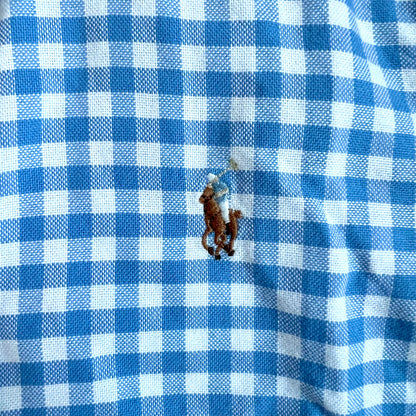 (Pre-loved) Polo Ralph Lauren Shirt 藍白格紋棉質襯衫 24M