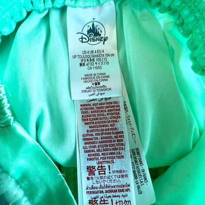 (Pre-loved) Disney Costume Ariel Mermaid 2-pieces Dress Set 迪士尼美人魚艾莉兒公主裙 4Y