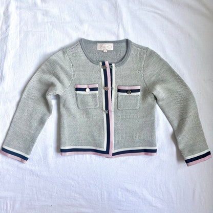 (Pre-loved) Nicholas & Bears Cardigan 女童灰色開襟衫4Y