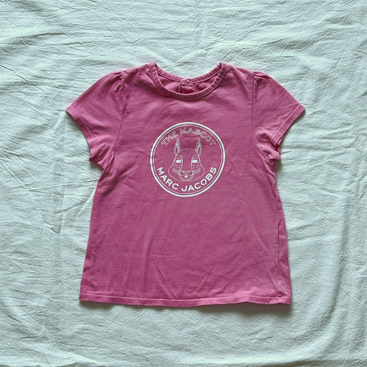 (Pre-loved) Little Marc Jacobs The Mascot Pink T-Shirt 女童粉紅色短袖T恤 3Y