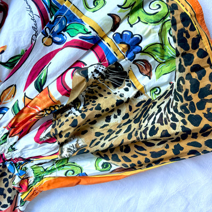 (Pre-loved) D&G Printing Pattern dress 女童豹款無袖裙 4Y / 110