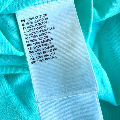 (Pre-loved) The North Face Logo Sky Blue T-Shirt 天藍色短袖衫 3Y