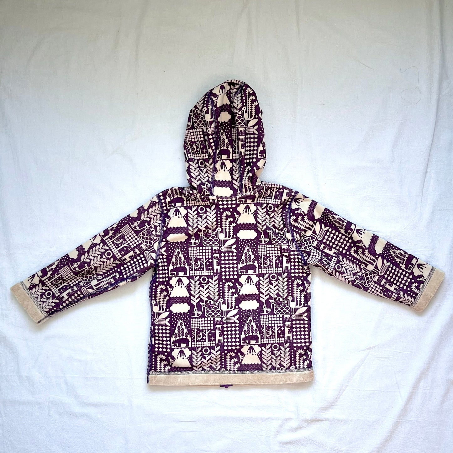 (Pre-loved) Patagonia Purple Fleece Jacket 紫色羊毛外套 4T