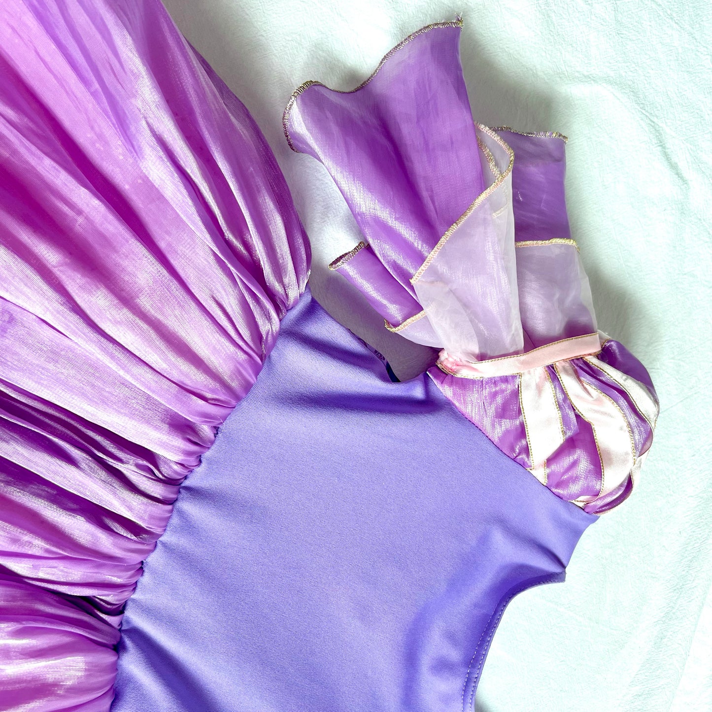 (Pre-loved) Disney Costume Rapunzel Deluxe Dress 迪士尼長髮公主樂佩公主裙 4Y